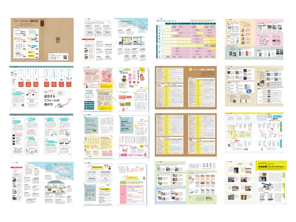 用意されている誌面ページ一覧