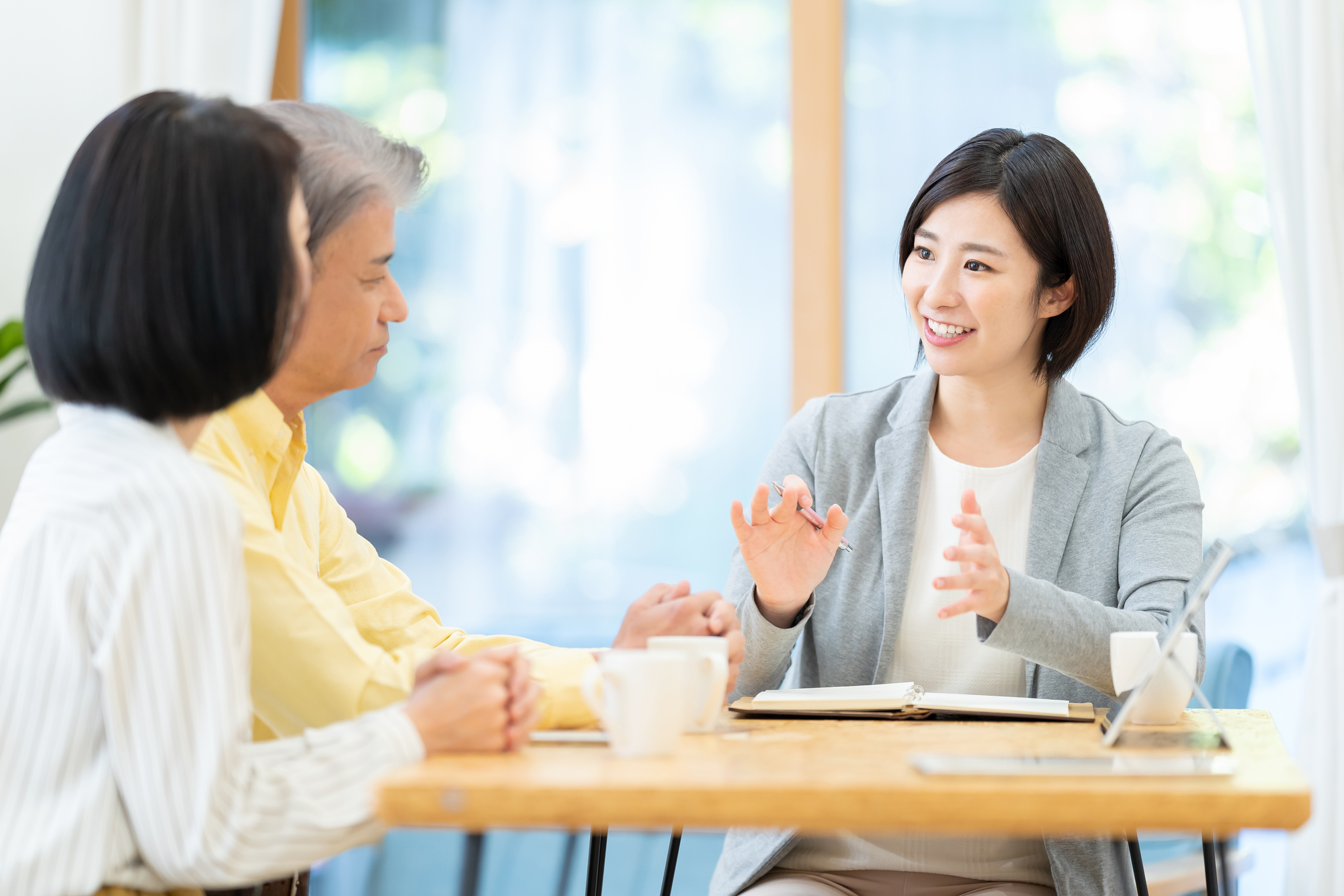 お客様宅での商談に使う